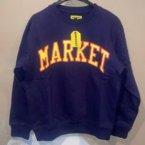 Chinatown Market Crewneck Navy Men’s Size Small